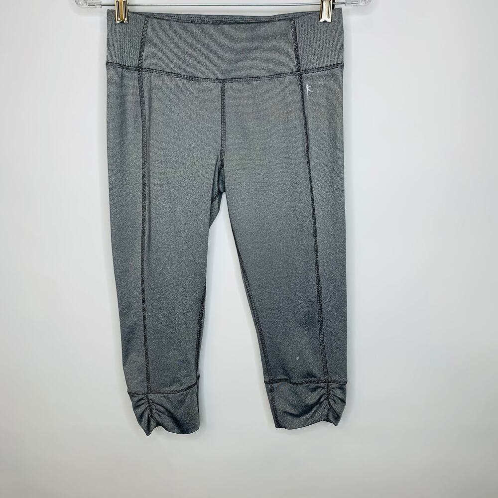 Gray Striped Cropped Leggings Graphic Golden Girls Sz Small
